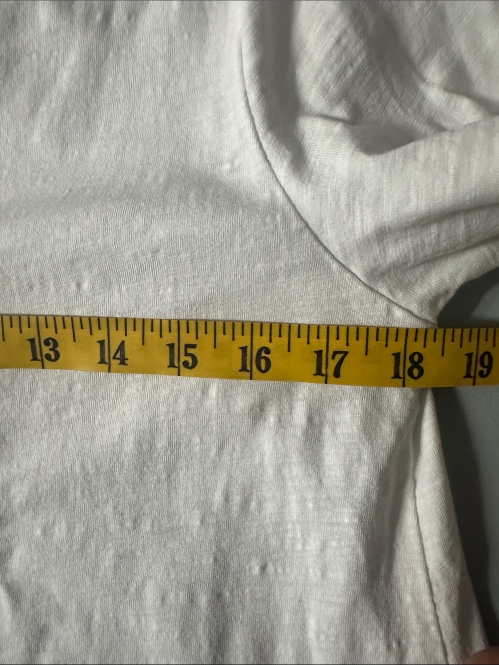 Soft Surroundings Danielle White Cotton Asymmetrical Tunic M Artsy Boho - Picture 6 of 8